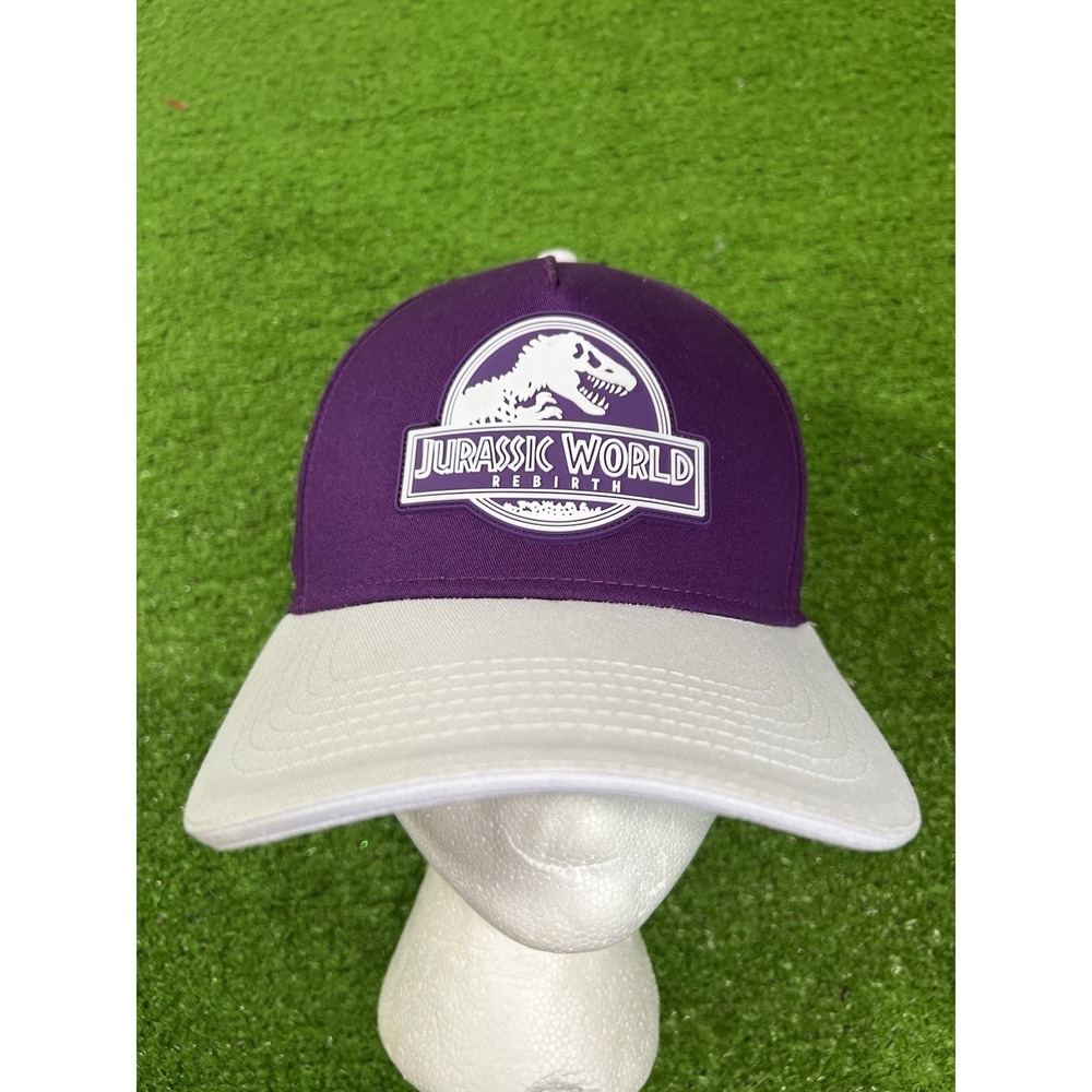 Rare Jurassic World Snapback DrPepper BlackBerry‎ Promo Hat Purple & White NEW